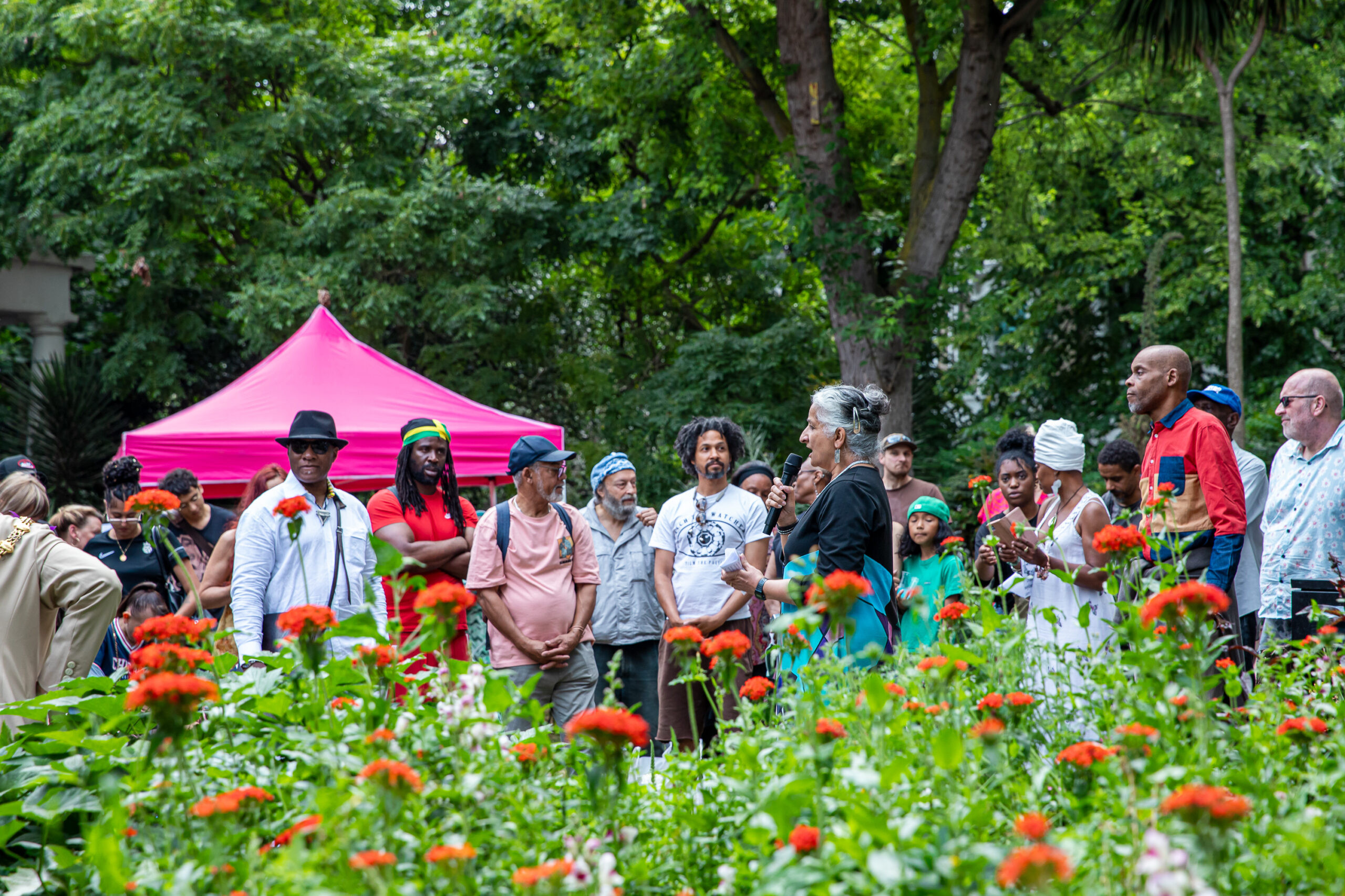 Venu speaking at Westway event