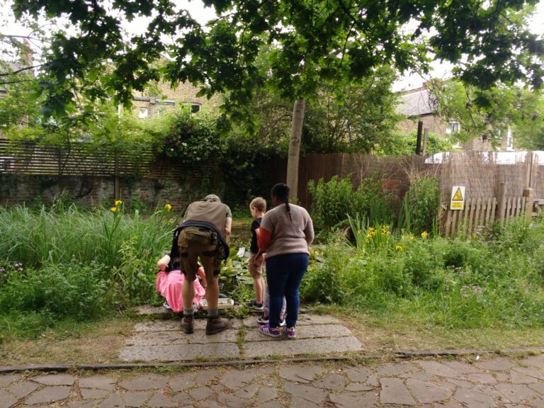 Image of children in Wildlife Garden