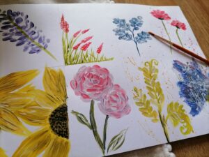 Painting of flowers