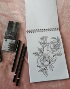 Sketch of flowers