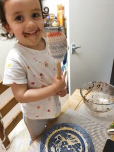 baking cookies