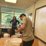 students conducting science experiments