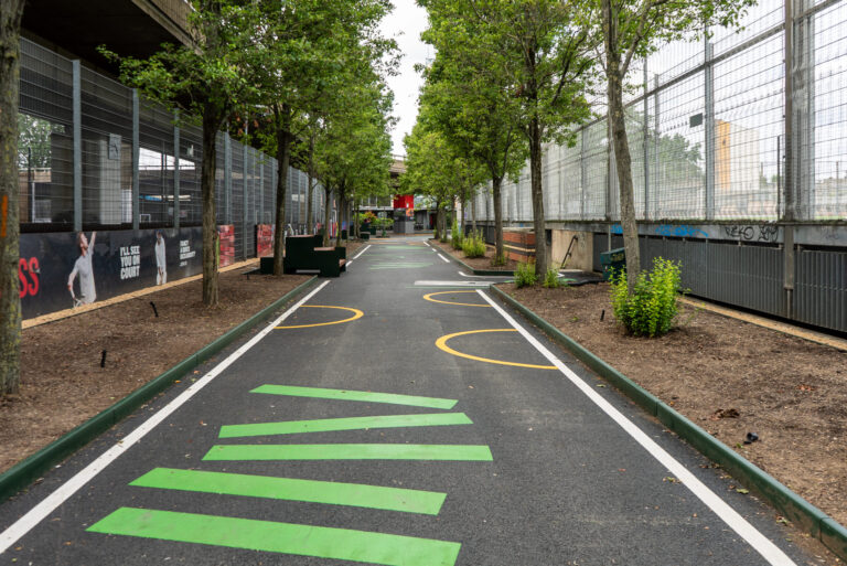 community street - sports centre