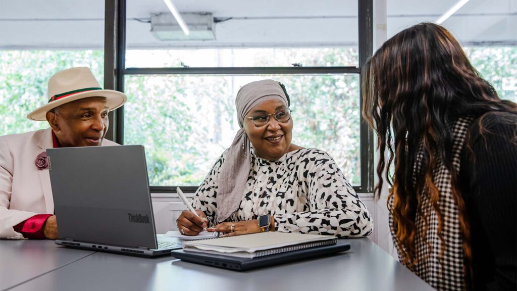 Members of our local community at Cost of Living Clinic