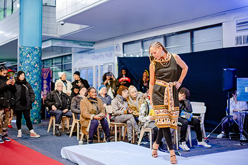 Fashion under the flyover