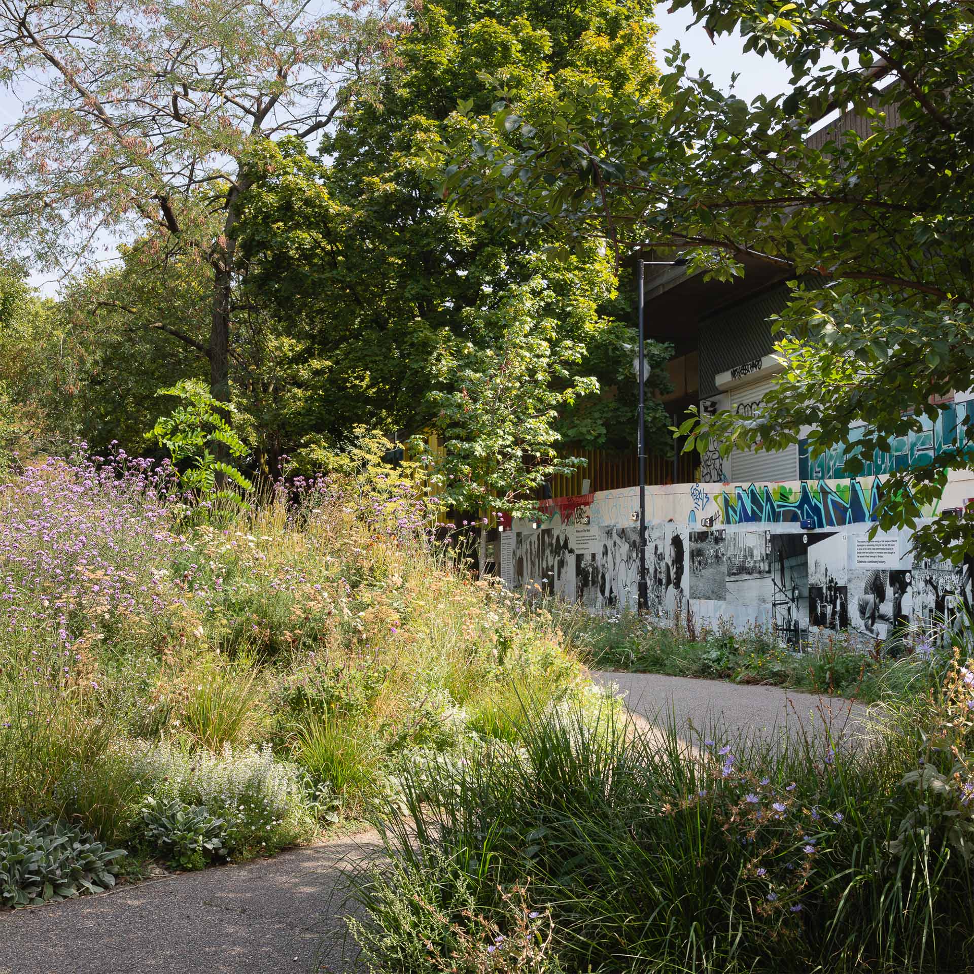 Green space on Westway Estate