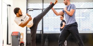 Capoeira sessions for adults supported by Westway Trust at Fit For Life